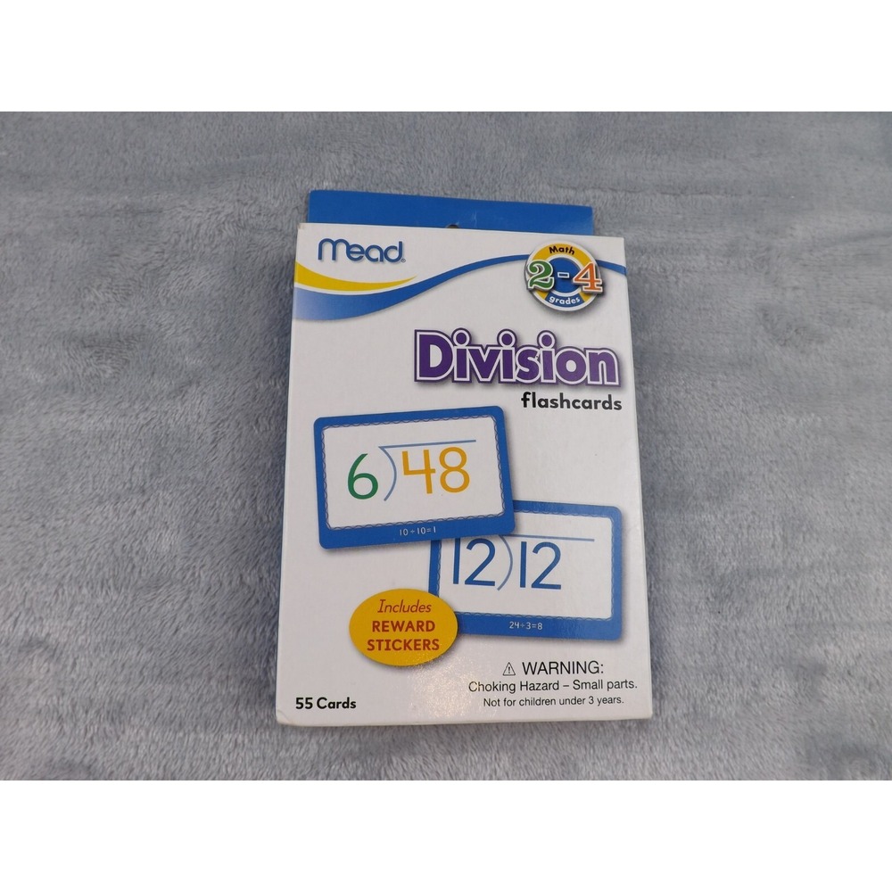 Math Flash Cards Grades Kindergarten - 4th  Set of‎ Four - Picture 4 of 10